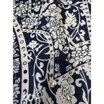 Metrowear Floral Elastic Waist Midi Skirt With Silver Bling PXL Womens Blue Size undefined Photo 4