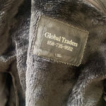 Vintage leather veteran of foreign wars bomber jacket XL Black Photo 9