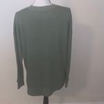Time & Tru Olive Green Women's S Pullover Sweatshirt Photo 4