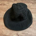 Black Sunhat Foldable One Size Photo 0