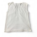 Rafaella Vintage  Sleeveless Beaded‎ Crochet Trim Top Photo 4