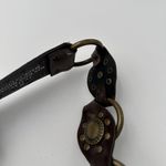 Unbranded Brown Leather Circle Rustic Bras Belt Festival Boho Medium Photo 5