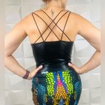 Wolford Estella String Body By Wolford Black Bodysuits from Faux Leather Size 4 Photo 5