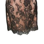 Roma Long Sleeve Mini Dress Black Lace Nude Illusion Bodycon Party Cocktail Photo 3