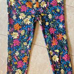 Faded Glory PLUS SIZE BLK COLORFUL FLORAL JEGGINGS 1X Photo 0