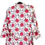 Tuckernuck Oliphant Ruffle Collar Bell Maxi Dress in Poppy Raspberry Photo 7