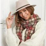 Morgan Taylor NWOT delanie wool fedura hat in rose Photo 1