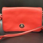 Coach 19914 Legacy Penny Carnelian Orange Red-Orange Turnlock Crossbody Bag Photo 0