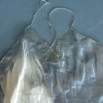 Victoria's Secret Vintage Victoria’s Secret gold label Cream Satin Nightgown lace detail small Photo 6
