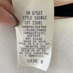 S.L. Fashion Asymmetric Flounce Tiered Ruffle Neutral Color Block Sheath Dress 8 Photo 4