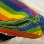 Rainbow stripped pride flag parade June festive vacation beach travel fanny pack Photo 3