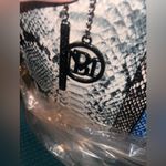 Badgley Mischka  Multicolor Snake Print Tote Bag Large New Photo 1