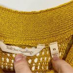 Soft Surroundings  Women’s Sleeveless Sweater Maxi Dress Mustard Yellow XS EUC Photo 3