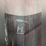 Forever 21  Y2K Metallic Mesh Holographic T-Shirt Mini Dress Women’s Sz 0X EUC Photo 4