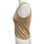 Caslon Vintage Top Size S Beige Sleeveless V-Neck Photo 5
