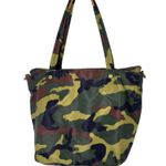 MZ Wallace  Green Camo Print Soho Tote Nylon Medium Photo 2