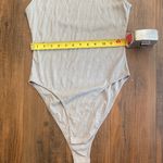 Cider  Gray Sleeveless Bodysuit Photo 5