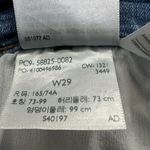 Levi's 724 High Rise Straight Crop Jeans Women 29 Blue Stretch Distressed Casual Photo 5