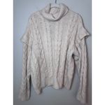 joe's jeans  Cream turtleneck Ruffle Sweater Women's Large $278 NWT Photo 6