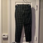 Elle  Black White Ankle Elastic Waist Pants Size Medium GUC #7594 Photo 2