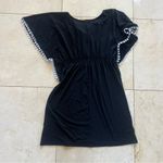 Modmodele Like New Black White Beach Coverup Dress Sz Medium Photo 4