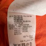 Kookai Kookaï Skirt Bright Orange Feather Print Accent Zippers Size 34 / XS Photo 4