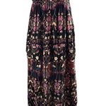 Anthropologie Size S Quilted Bodice Floral Print Maxi Dress Photo 0