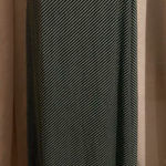 Faded Glory  Black and Gray Striped Maxi Skirt Photo 0