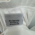 Raoul dress 8 fit and flare crossover pleated sleeveless V neck white cream Photo 8