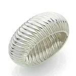 Saks 5th Avenue 𝅺saks Fifth Avenue Ribbed Cuffed Bracelet Photo 0