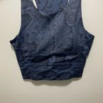 Allfenix Indie Python Snakeskin Longline Sports Bra Black Size M Photo 2