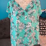Elle 🎉4 for $20  Floral Patterned Blouse, size XXL Photo 0