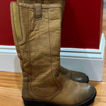 Keen  Womens Tyretread Tall Riding Boots Snow Leather Waterproof Tan Size 6.5 Photo 0