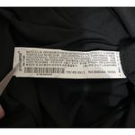 ZARA Black Dress Ruche Cut Out Women’s Small Square Neck Long Sleeve Photo 7