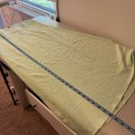 Lime Green Semi Sheer Floral Rose Embellished Strappy Midi Dress Size Medium Photo 10