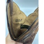 JB Dillon Western Boot Women 6.5 Brown Goat Leather Lizard Inlay JBW2213 Cowgirl Photo 6