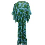 CAbi  Dress Size Medium 5815 ‘No Slip’ Wrap Derby Flutter Sleeve Floral Floral Photo 3