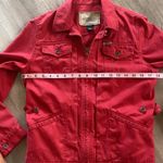 Lauren Ralph Lauren Women’s Red Trucker Jacket Size Petite Small Photo 10