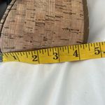 BORN Ankle Strap Sandals Wedge Cork Heels, Black, Size 10,NWT no box Black Photo 7