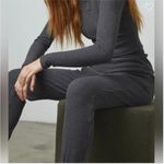 Lunya Womens Gray Heather Waffle Restore Thermal Jogger‎ Pant Size Medium Photo 5