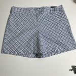 The Limited NWT  Tailored Chino Short Royal Tiles Print Blue & White Size 14 Photo 12