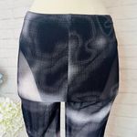 Boutique Black & White Sheer Flare Leg Pants Photo 7