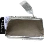 Nicole Miller NEW SEQUIN HANDBAG Purse Silver Chain Shoulder Clutch Evening Bag Photo 2
