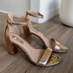 INC  metallic heels Photo 0