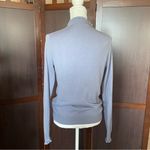 Boden | River Lara‎ Ruffle Mock Neck Pullover Sweater Purple Size 6 Photo 4