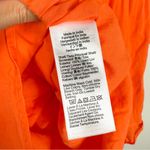 J.Crew Palermo Linen Smocked Waist Mini Dress Long Sleeve Orange Size Small Photo 9