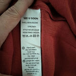 Anthropologie See U Soon Size S Burnt Orange Boho Lace Babydoll Mini Dress Photo 5