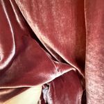 Aritzia  Wilfred Novella Velvet Puff Sleeve Mini Dress in Truffle Brown size 6 Photo 8