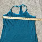 Smartwool Striped Tank Top Teal Blue Racerback Activewear Women's M Photo 2
