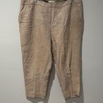 Eileen Fisher Women's Linen Cropped Pants Summer Resort Wear Cruise Travel XL Photo 0